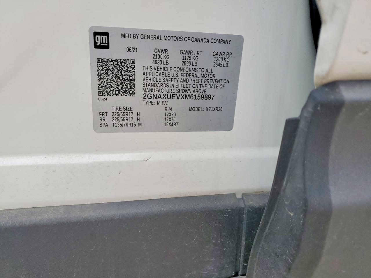 Chevrolet Equinox Lt