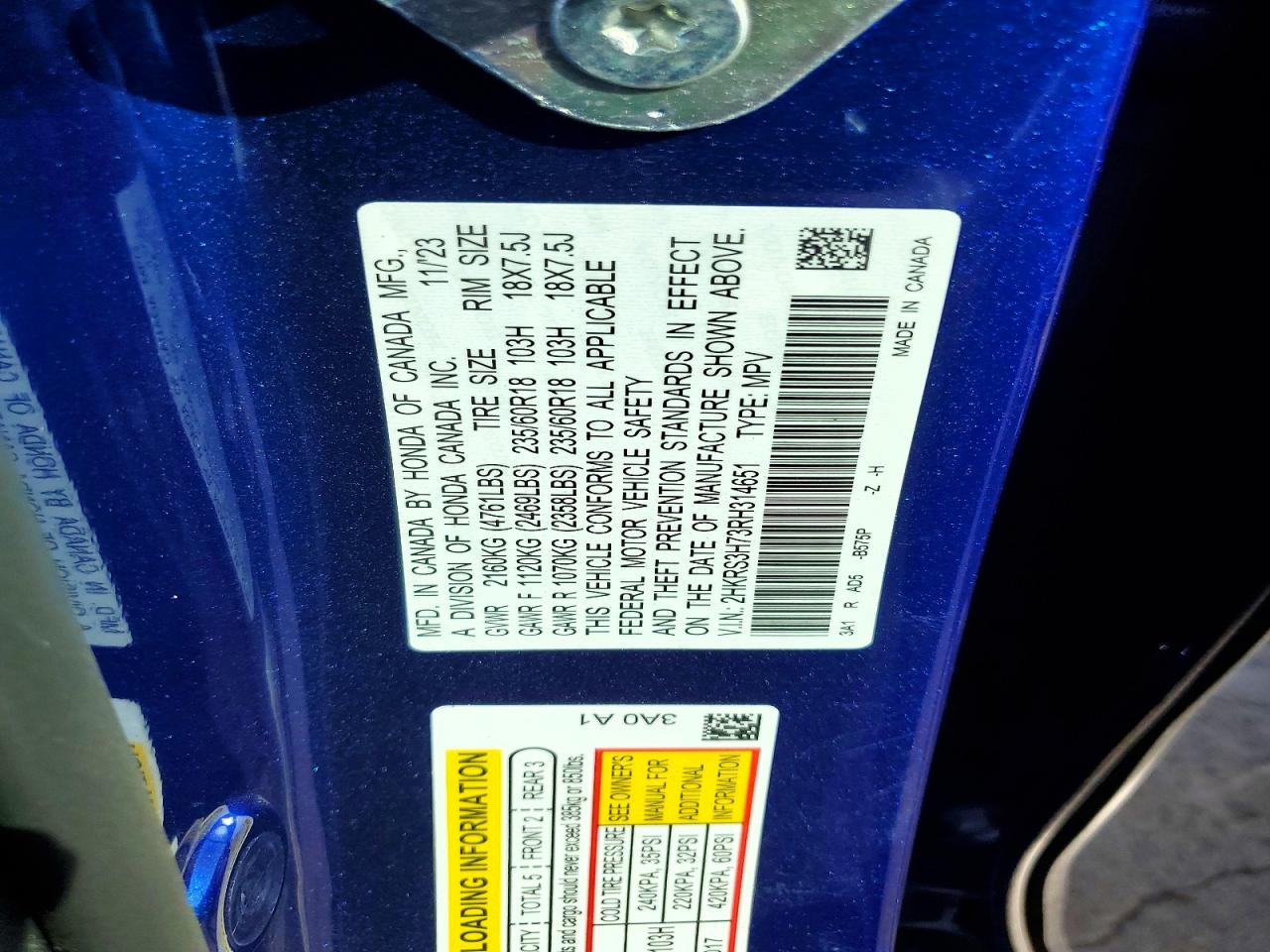 Honda Crv Exl