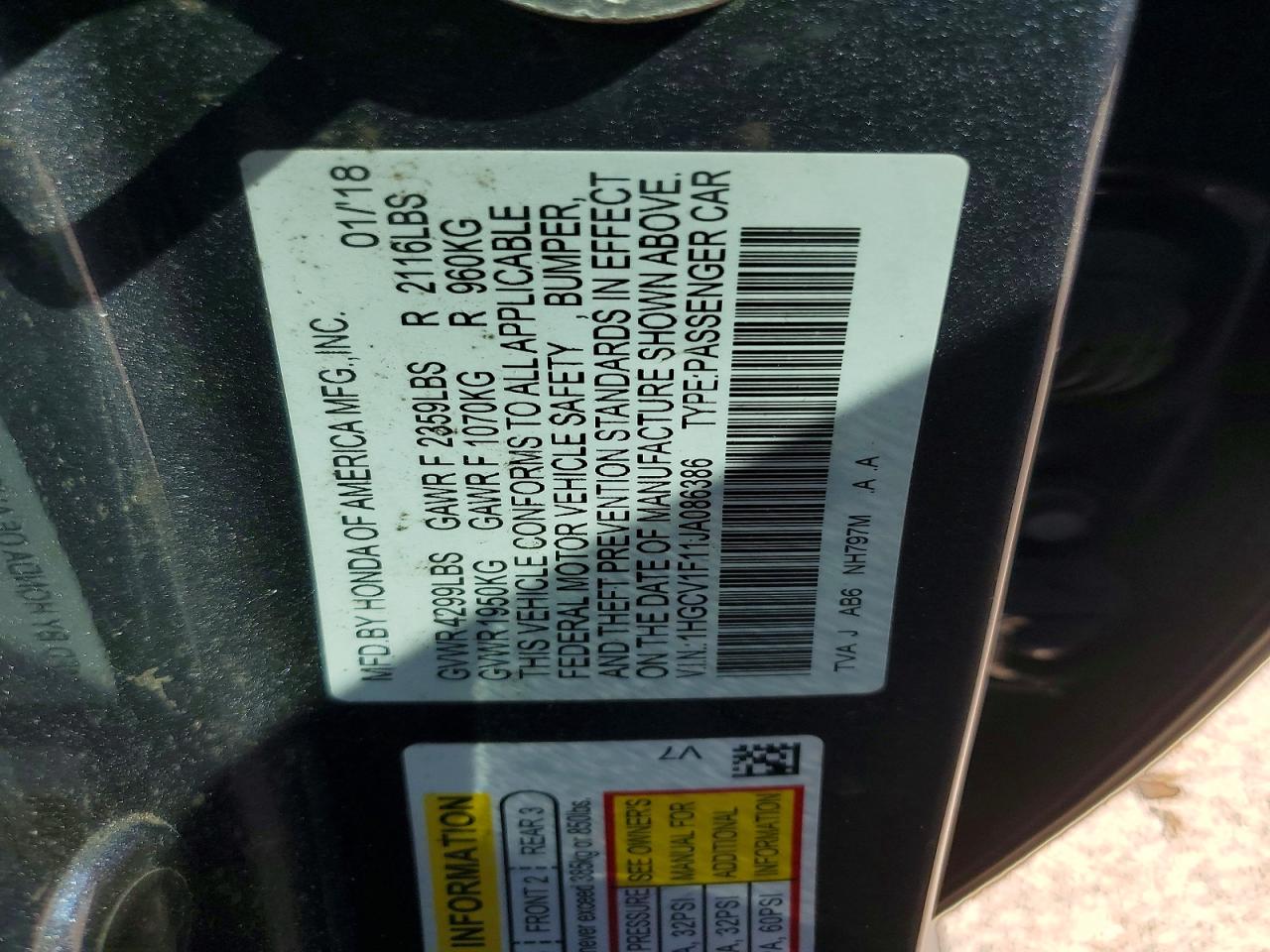Honda Accord Lx