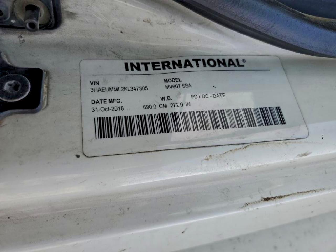 International Mv607
