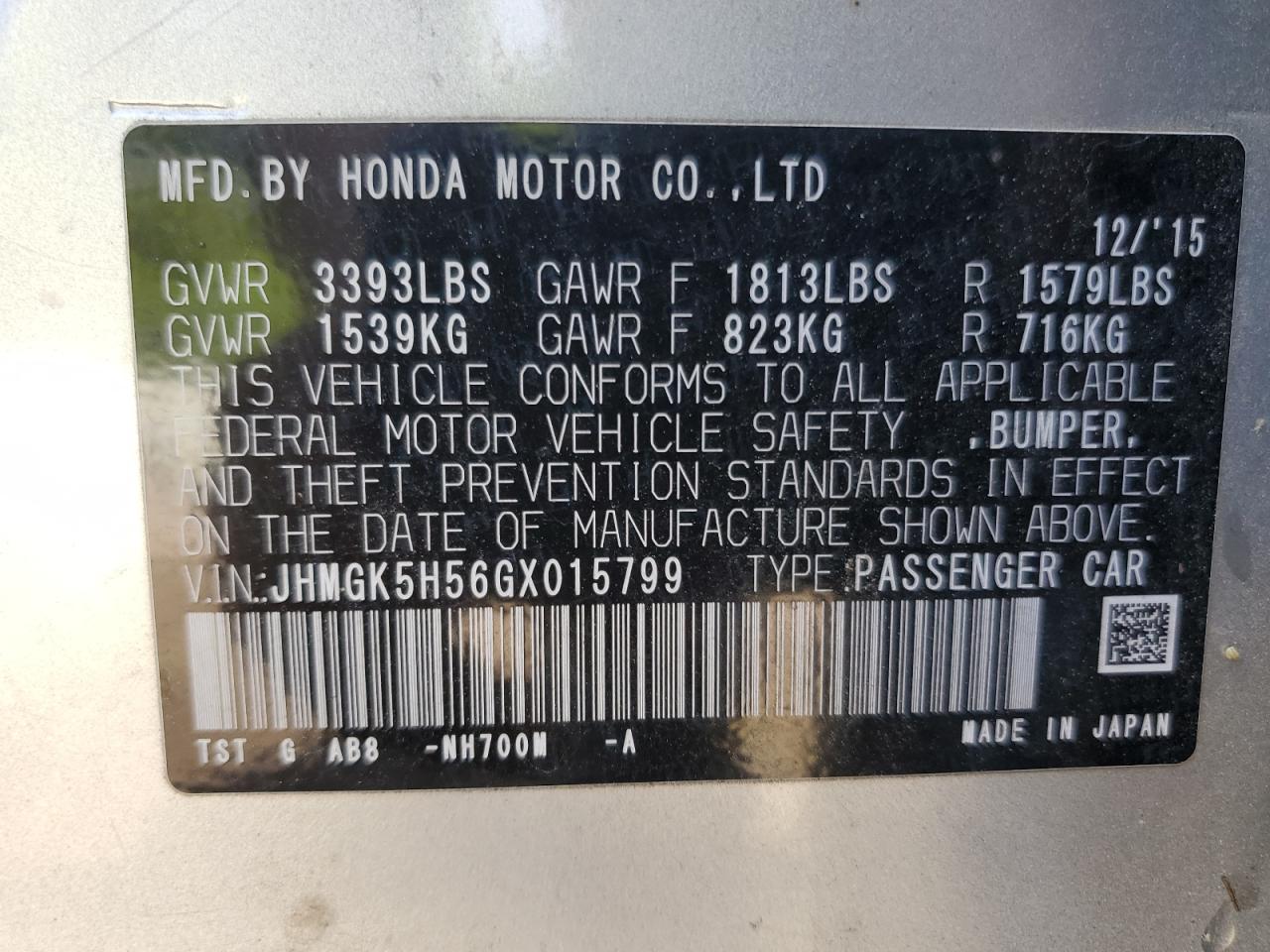 Honda Fit Lx