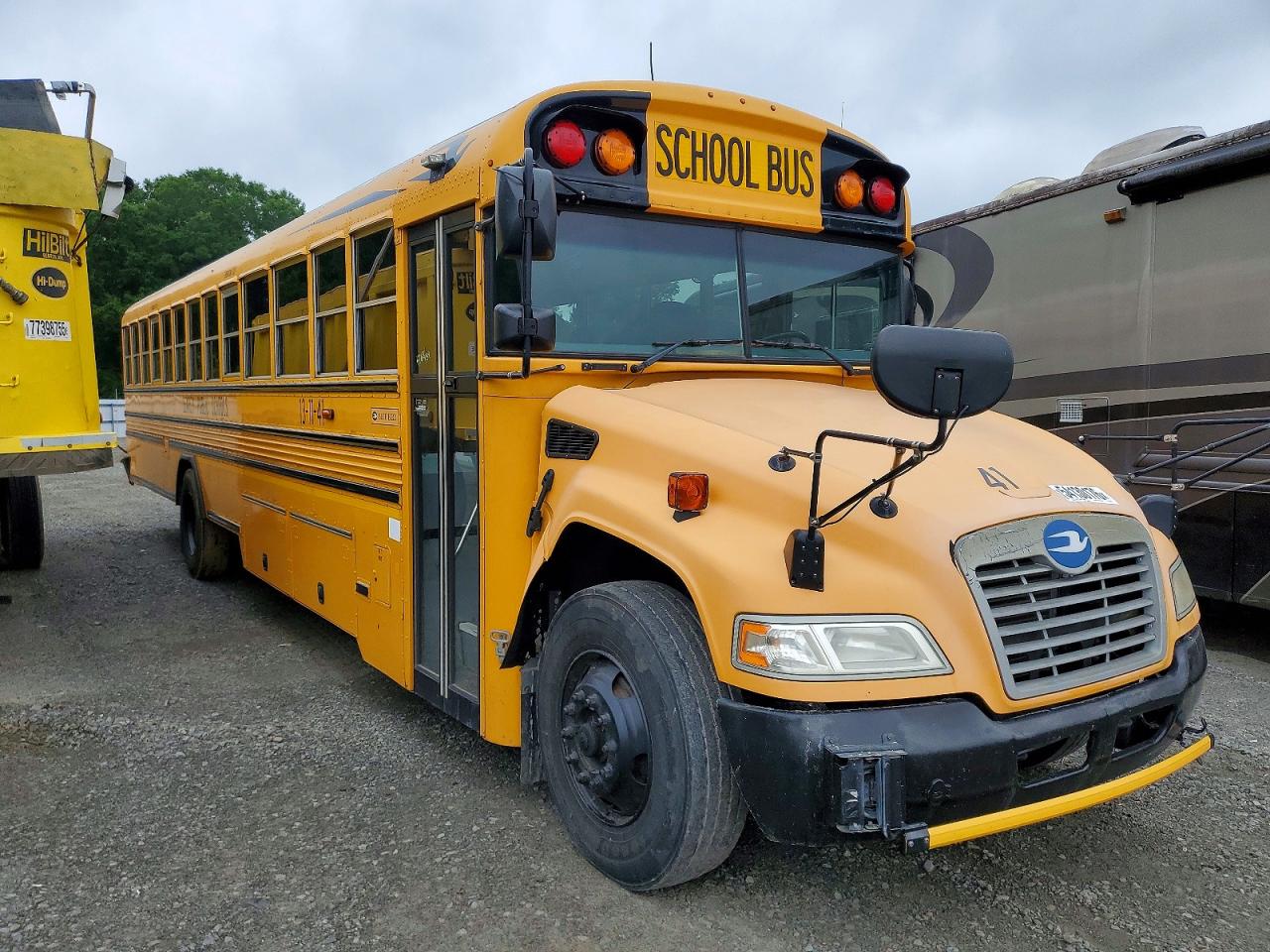 Salvage Blubird School Bus Transit Bus Image