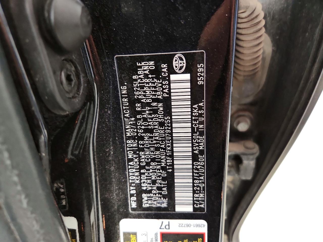 Toyota Camry Se