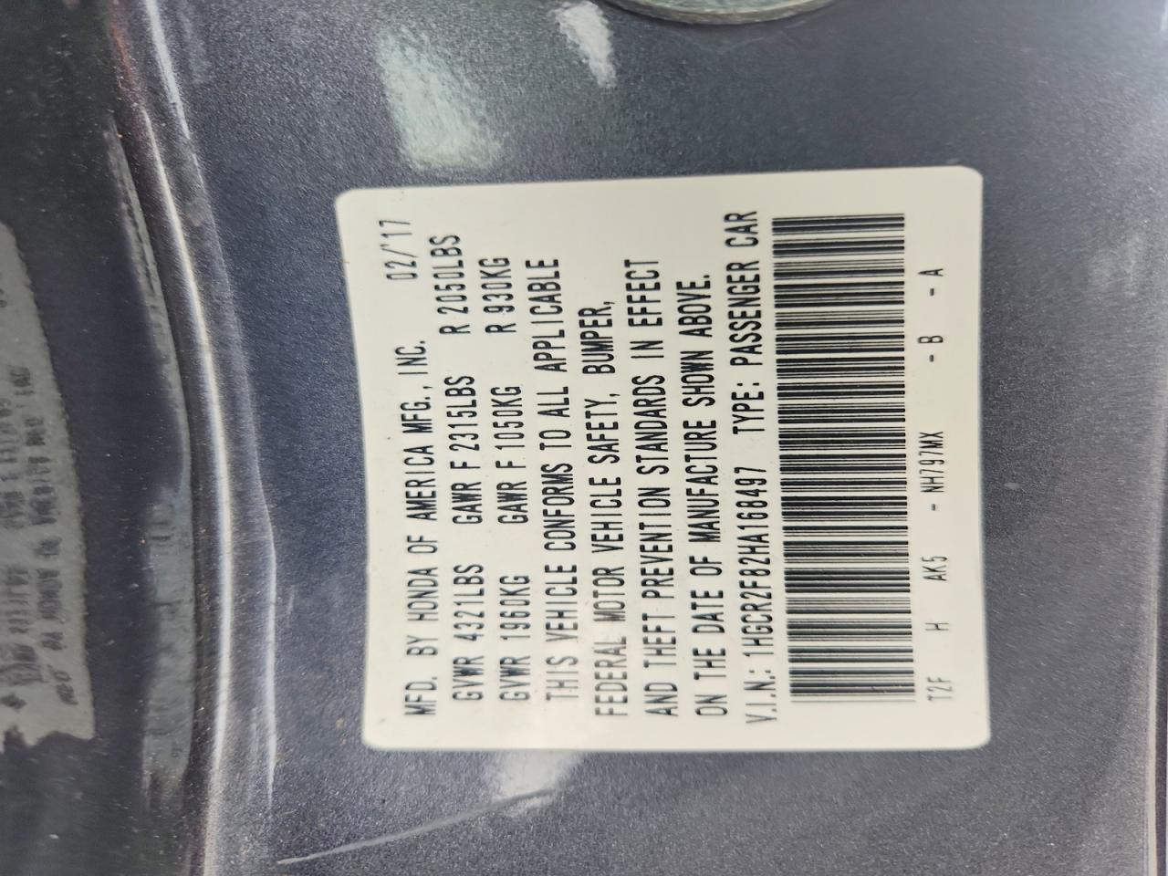 Honda Accord Exl