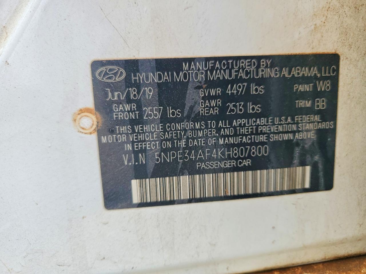 Hyundai SONATA Sel