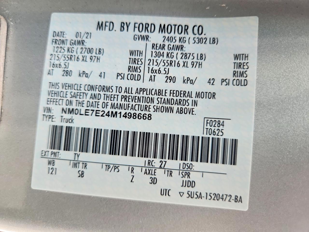 Ford Transit Xl