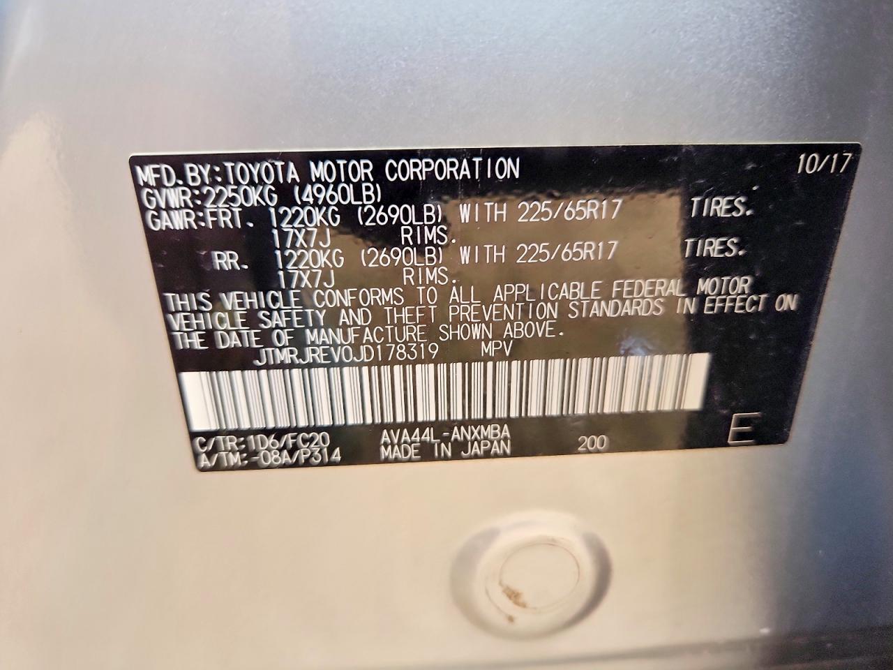 Toyota RAV4 Le
