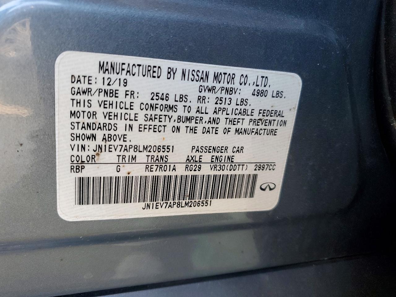 INFINITI Q50 3.0t Luxe
