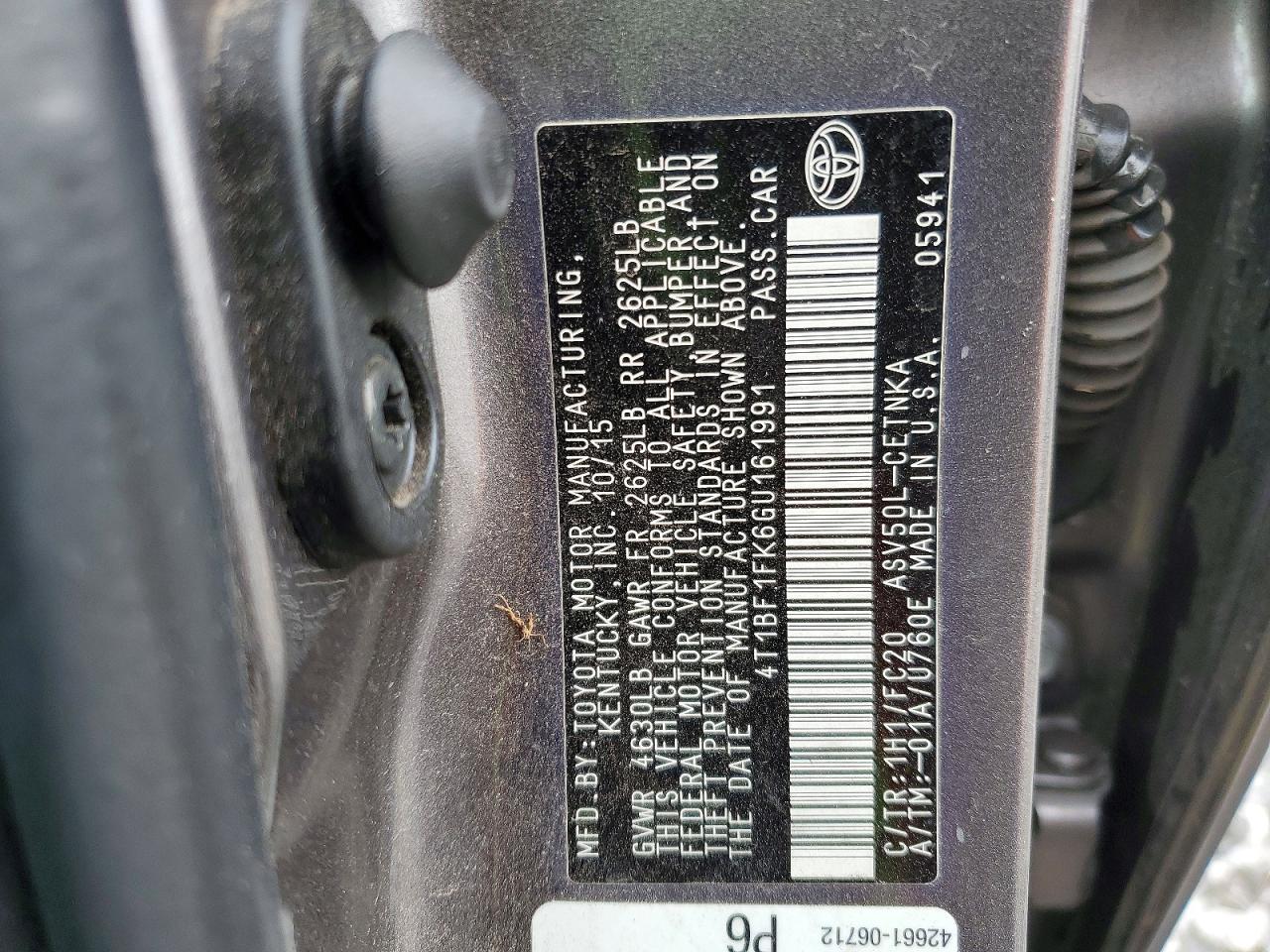 Toyota Camry Le