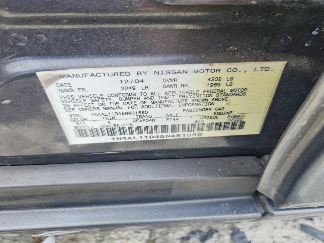 Nissan Altima 2.5