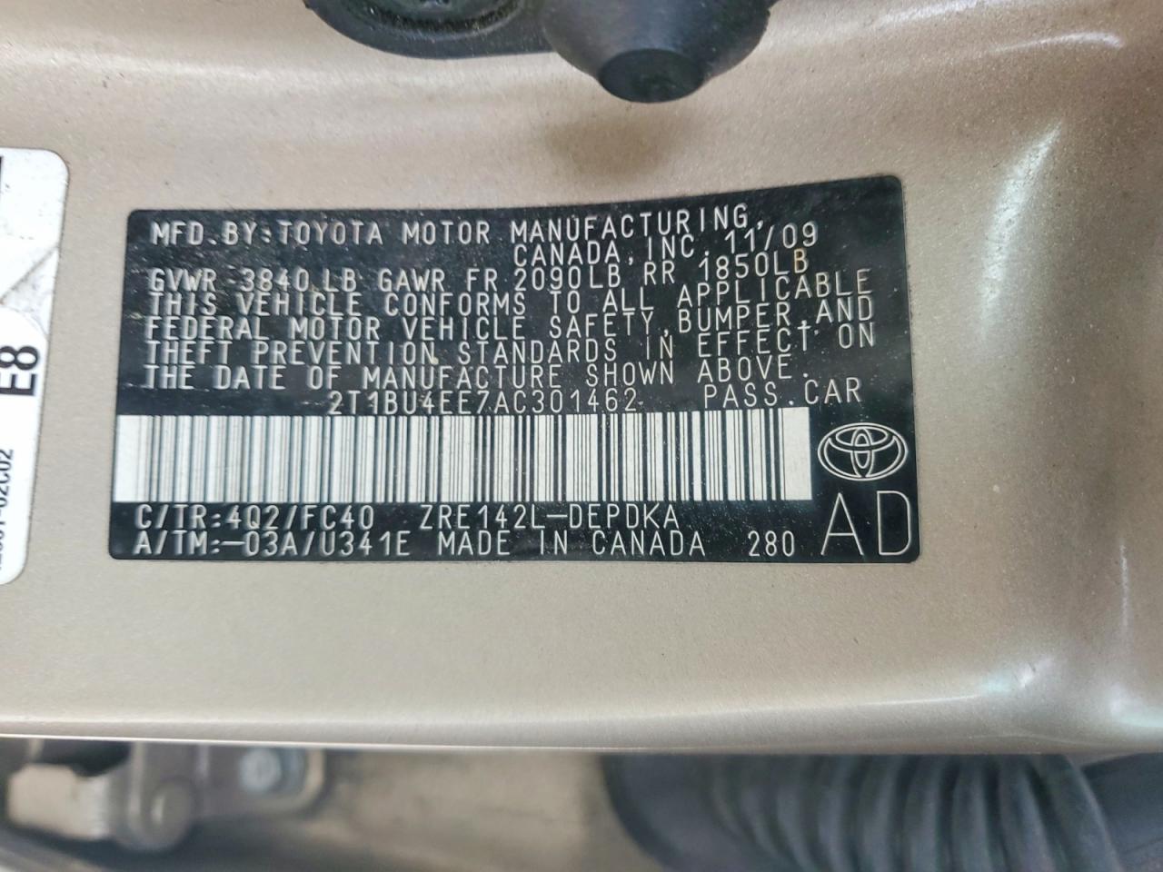 Toyota Corolla Le