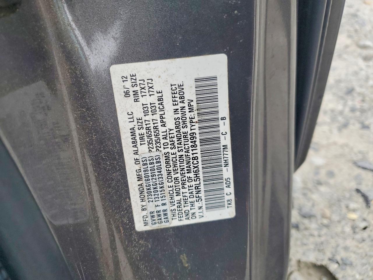 Honda Odyssey Exl