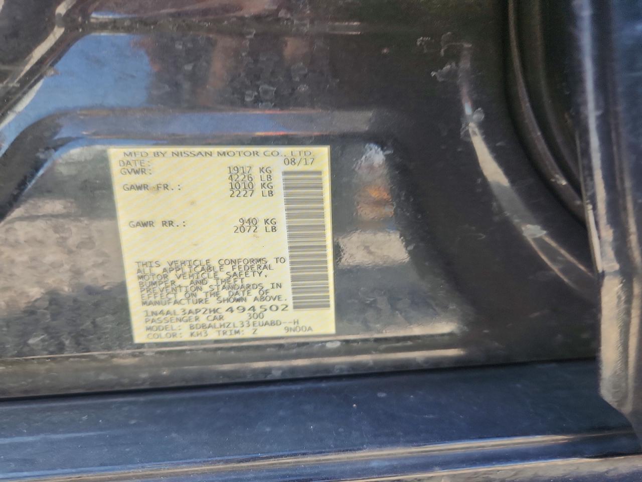 Nissan Altima 2.5 Sr