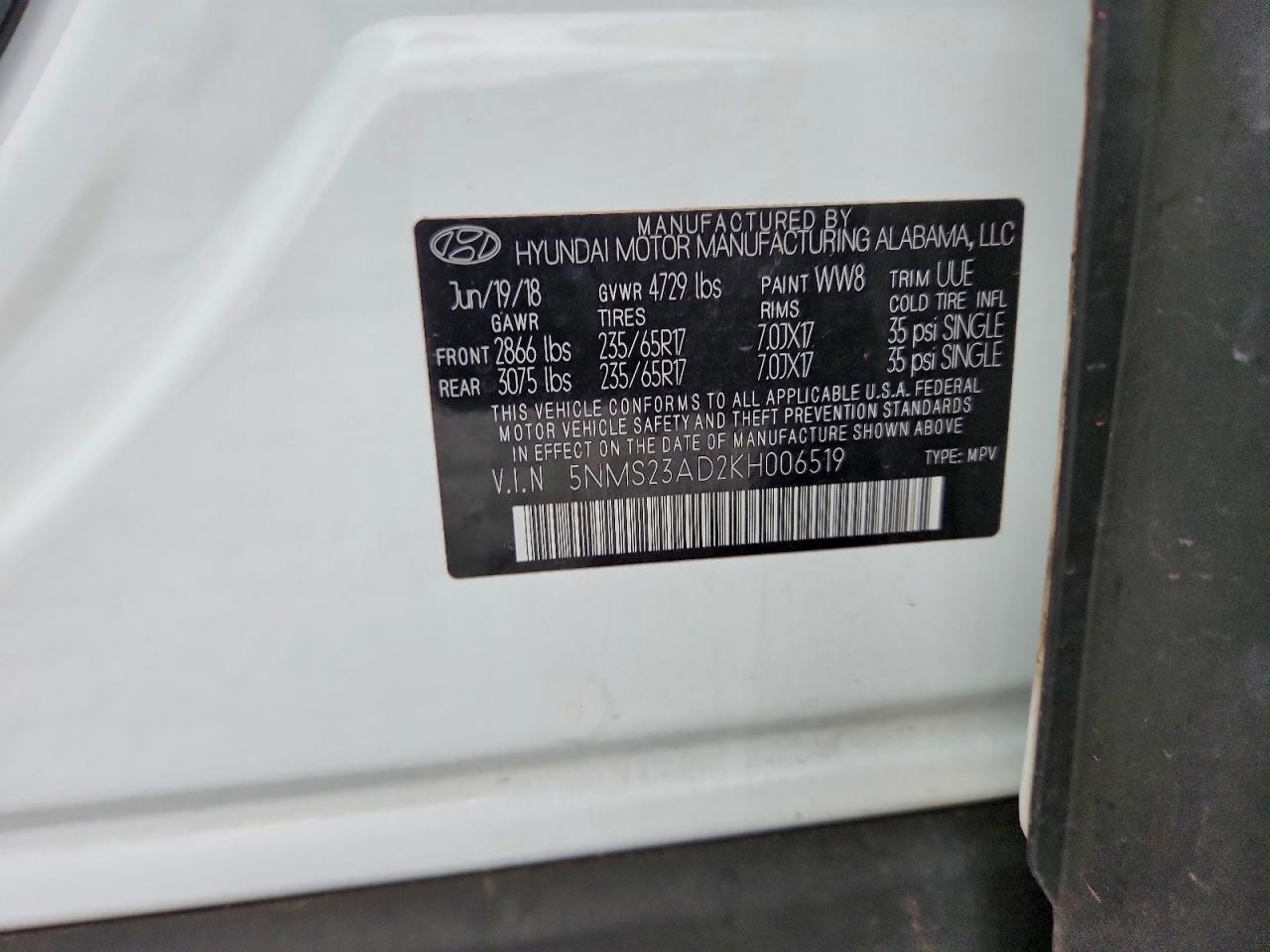 Hyundai SANTA FE Se