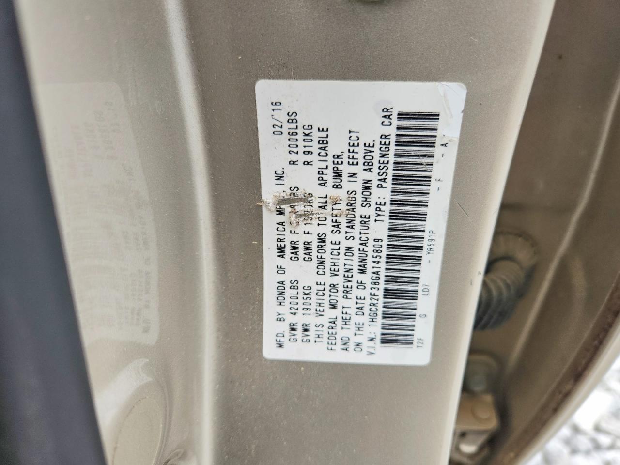 Honda Accord Lx