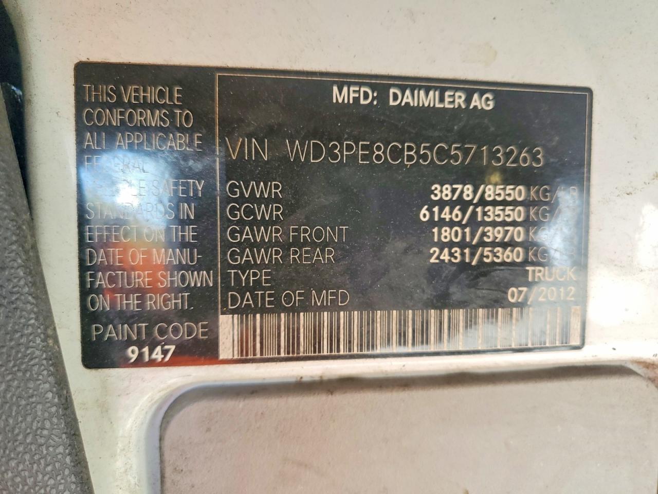 Mercedes-Benz Sprinter 2500