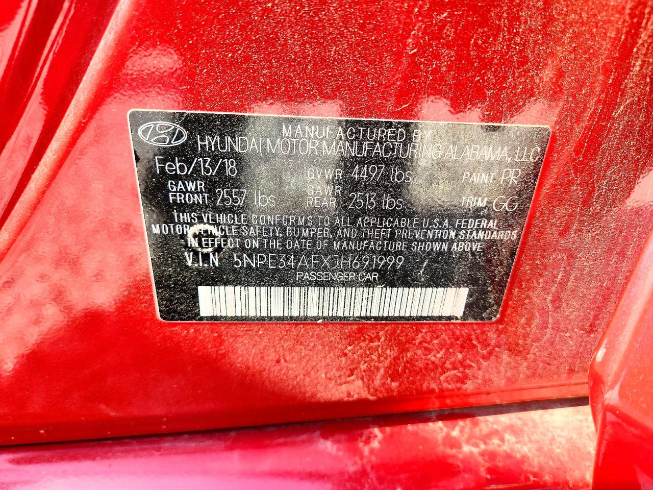 Hyundai SONATA Sel