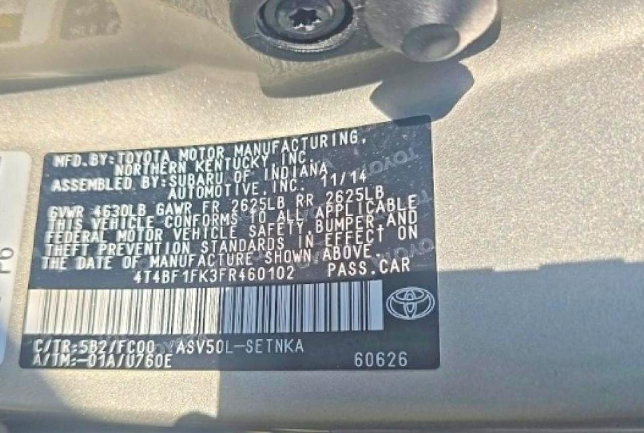 Toyota Camry Le