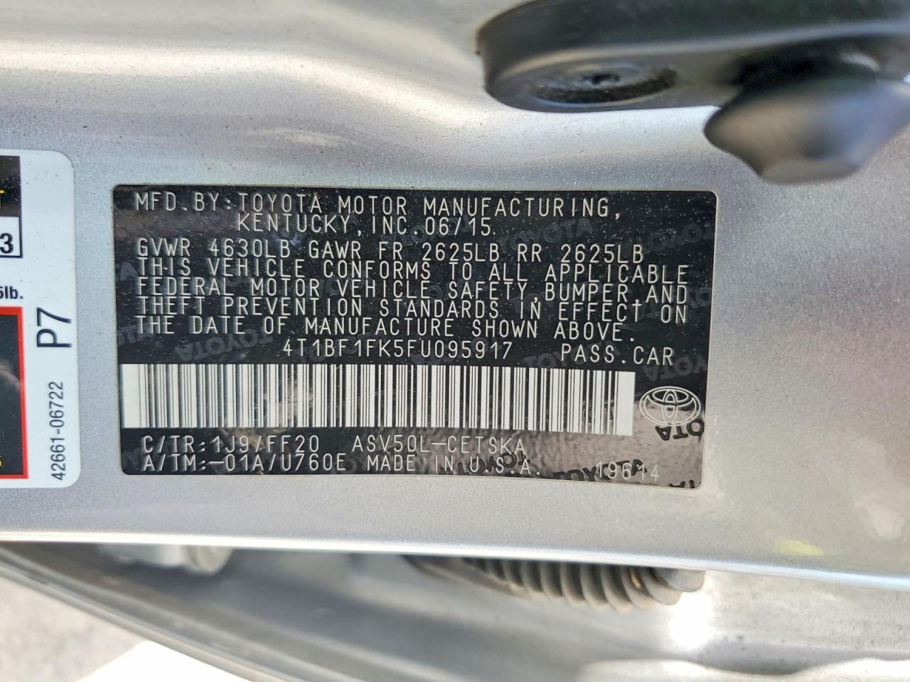 Toyota Camry Se