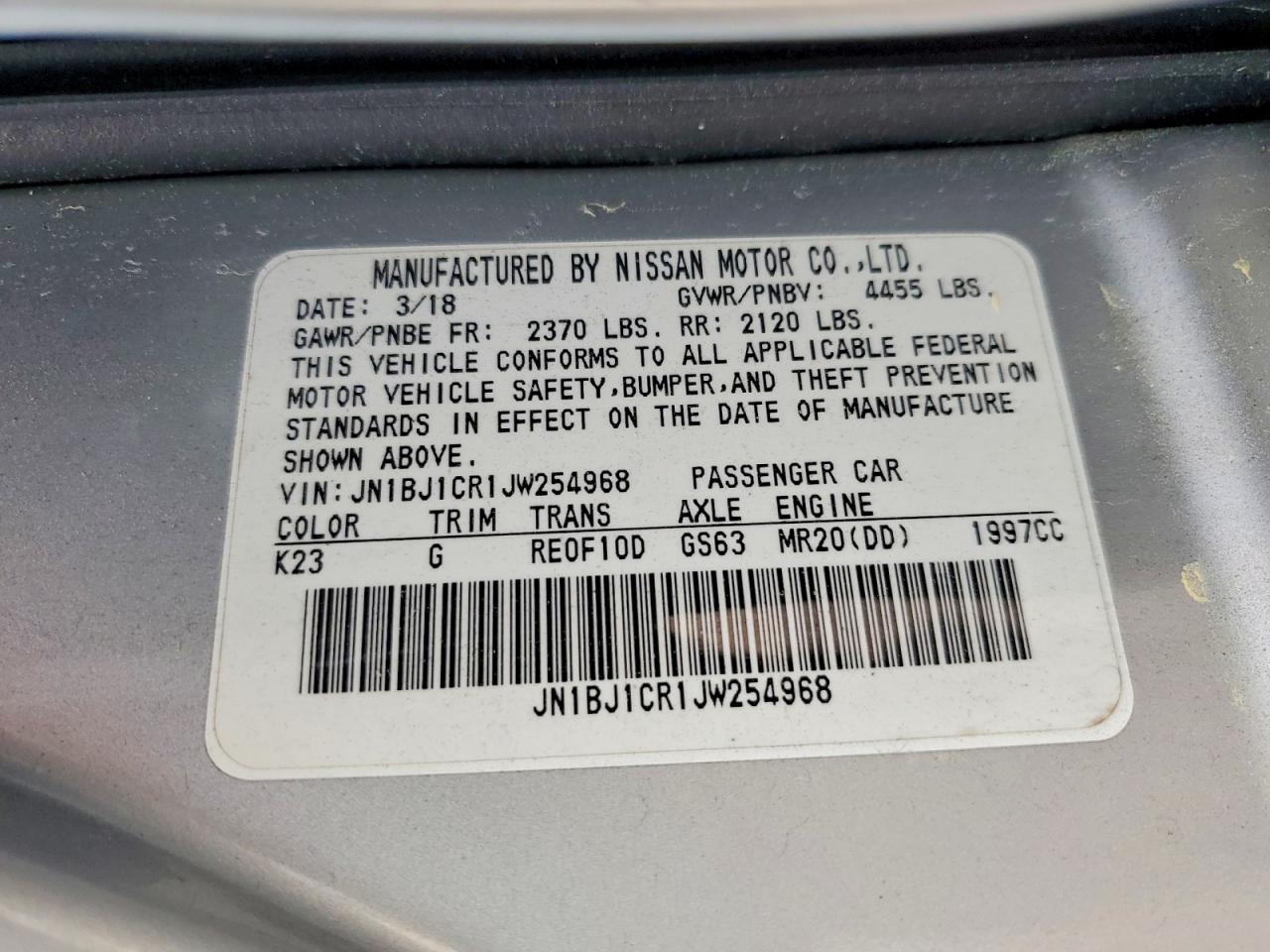 Nissan Rogue S