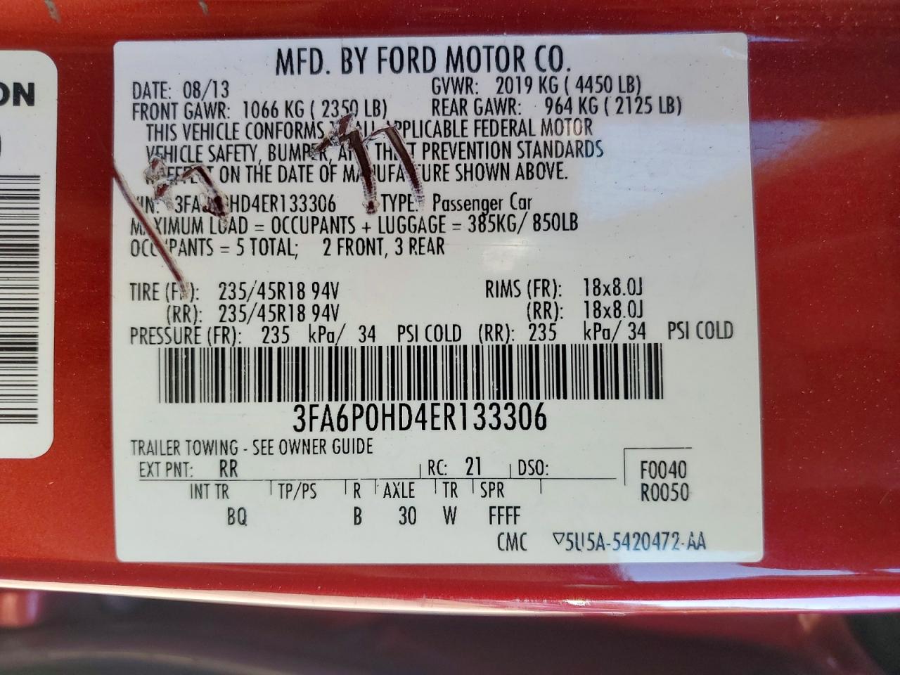 Ford Fusion Se