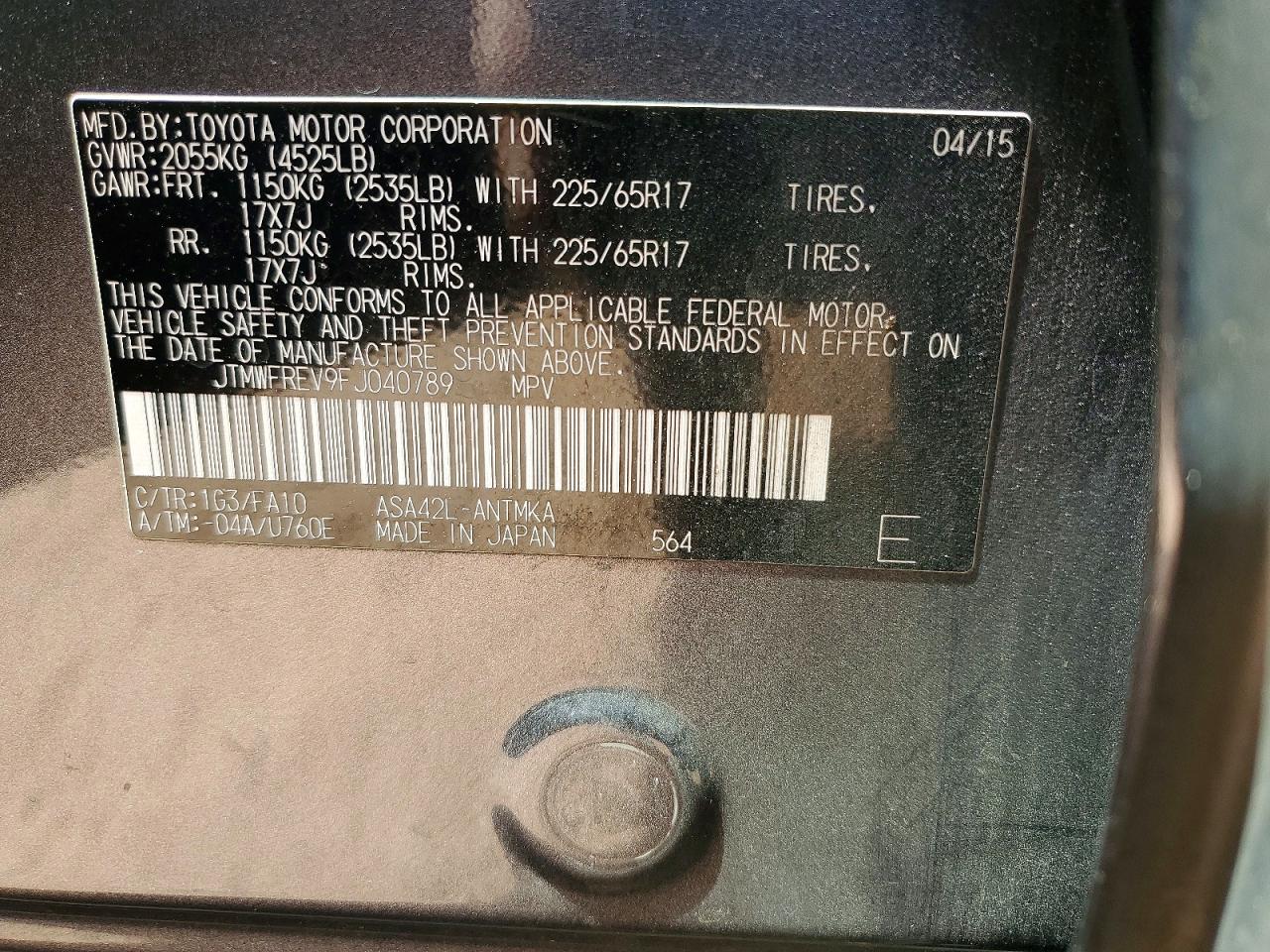 Toyota RAV4 Xle
