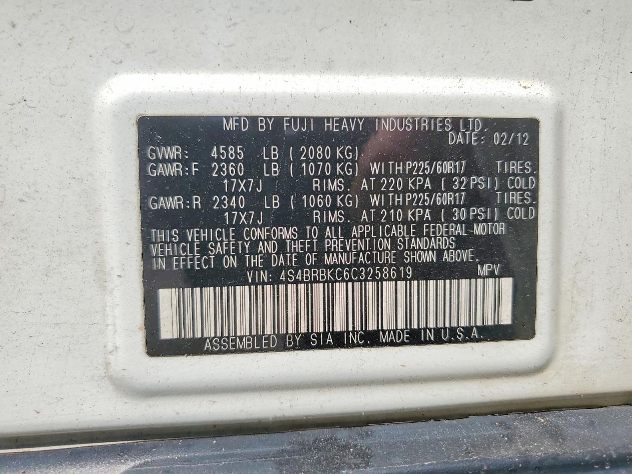Subaru Legacy 2.5i Limited