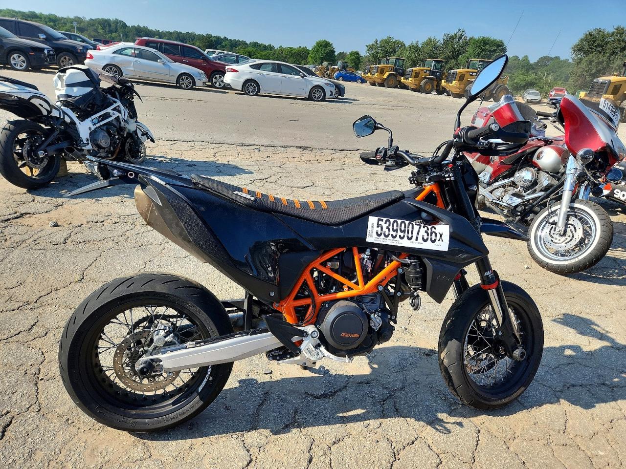 Salvage KTM Motorcycle Image