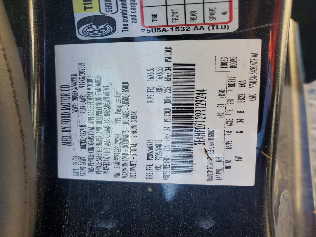 Ford Fusion Se