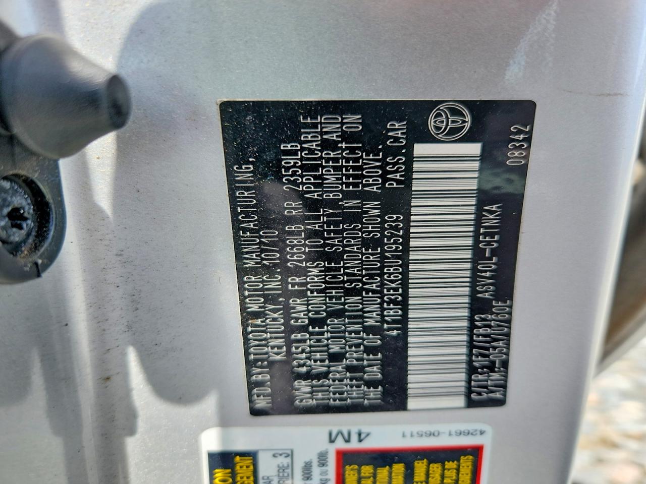 Toyota Camry Le