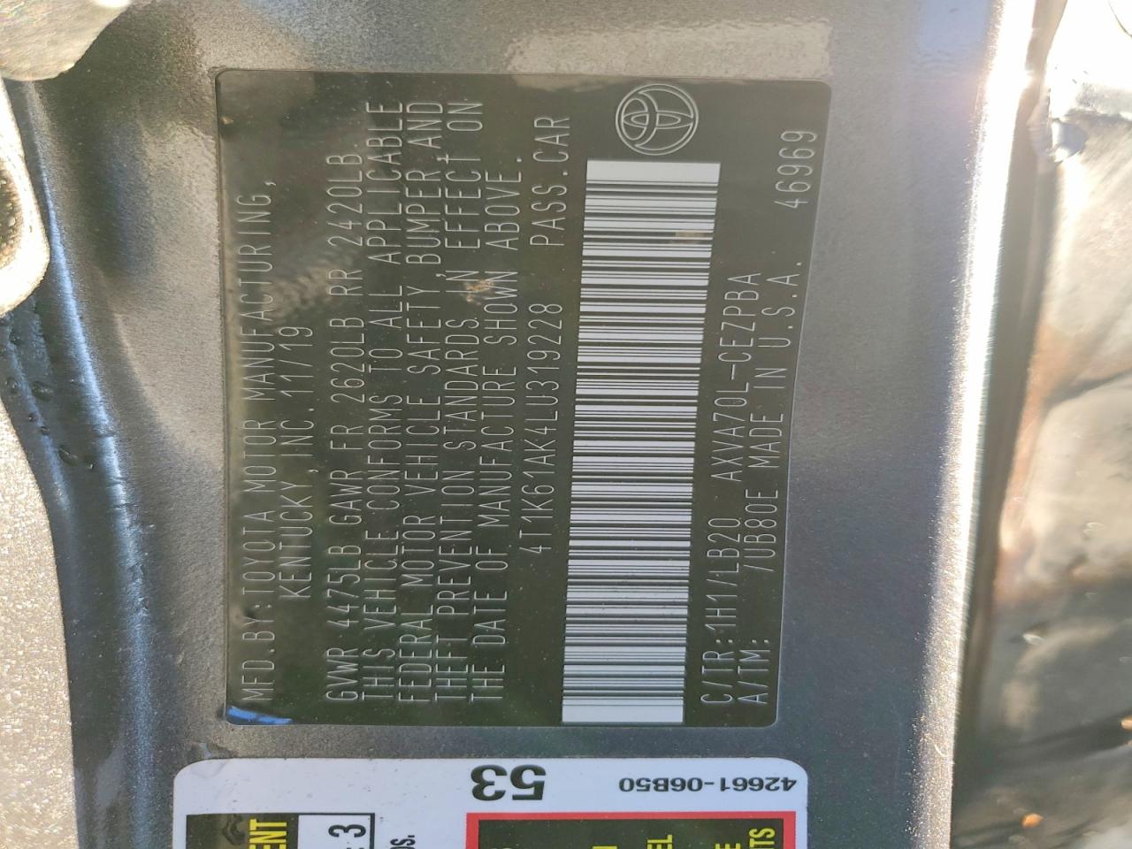 Toyota Camry Xse