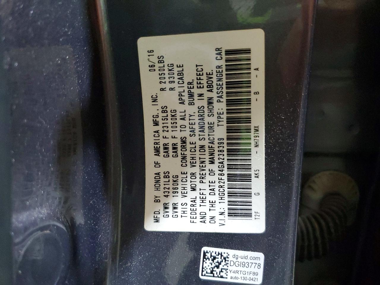 Honda Accord Exl