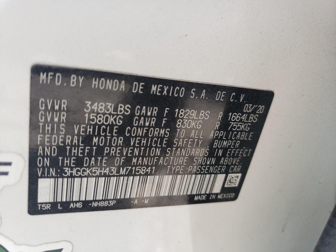 Honda Fit Lx