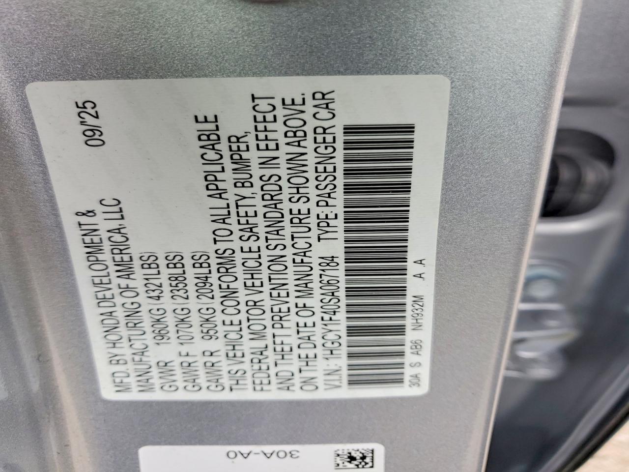 Honda Accord Se