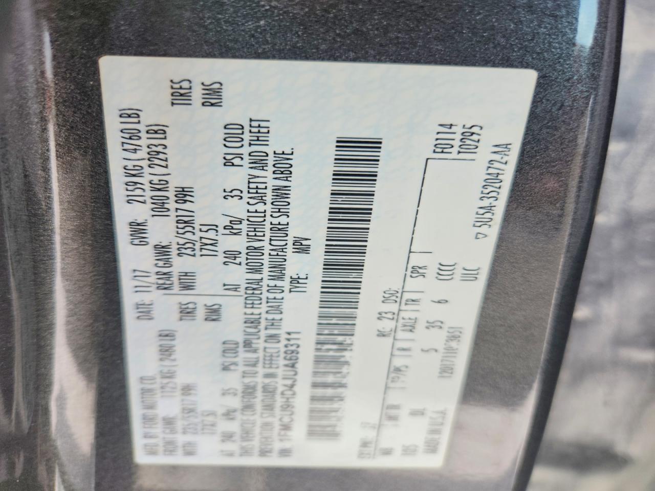Ford Escape Sel