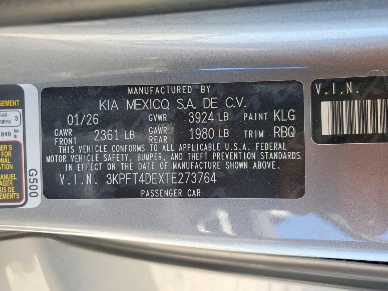 Kia K4 Lxs