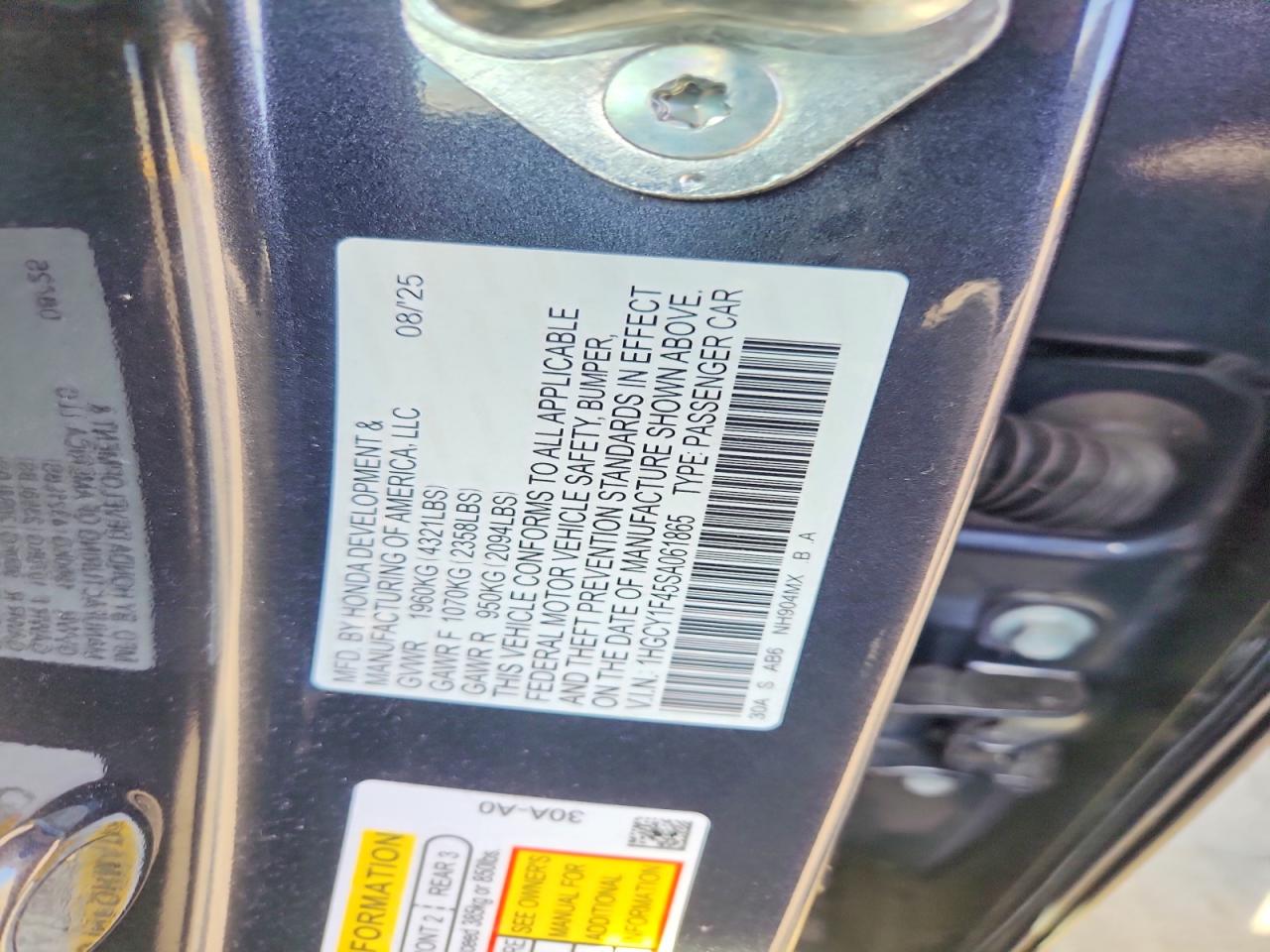 Honda Accord Se