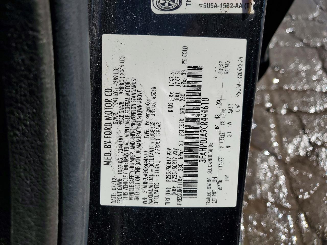 Ford Fusion Sel