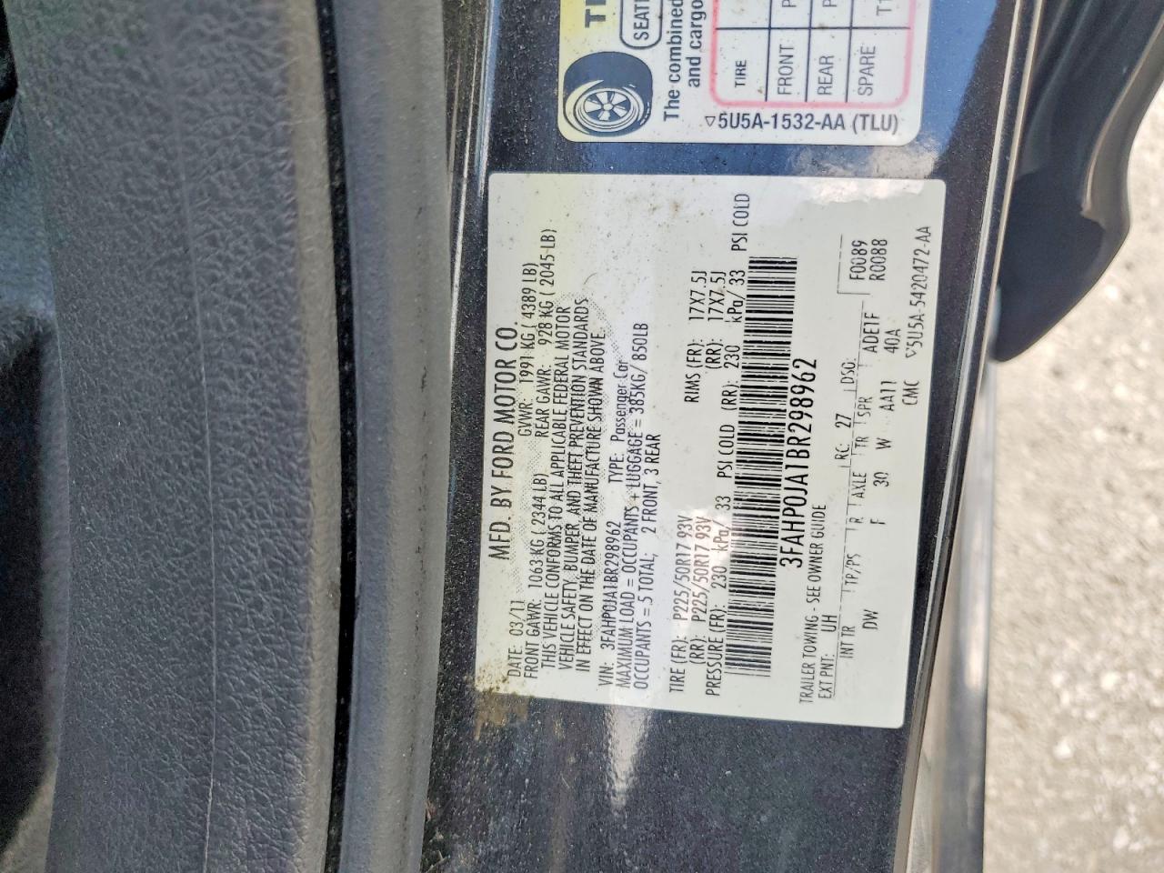 Ford Fusion Sel