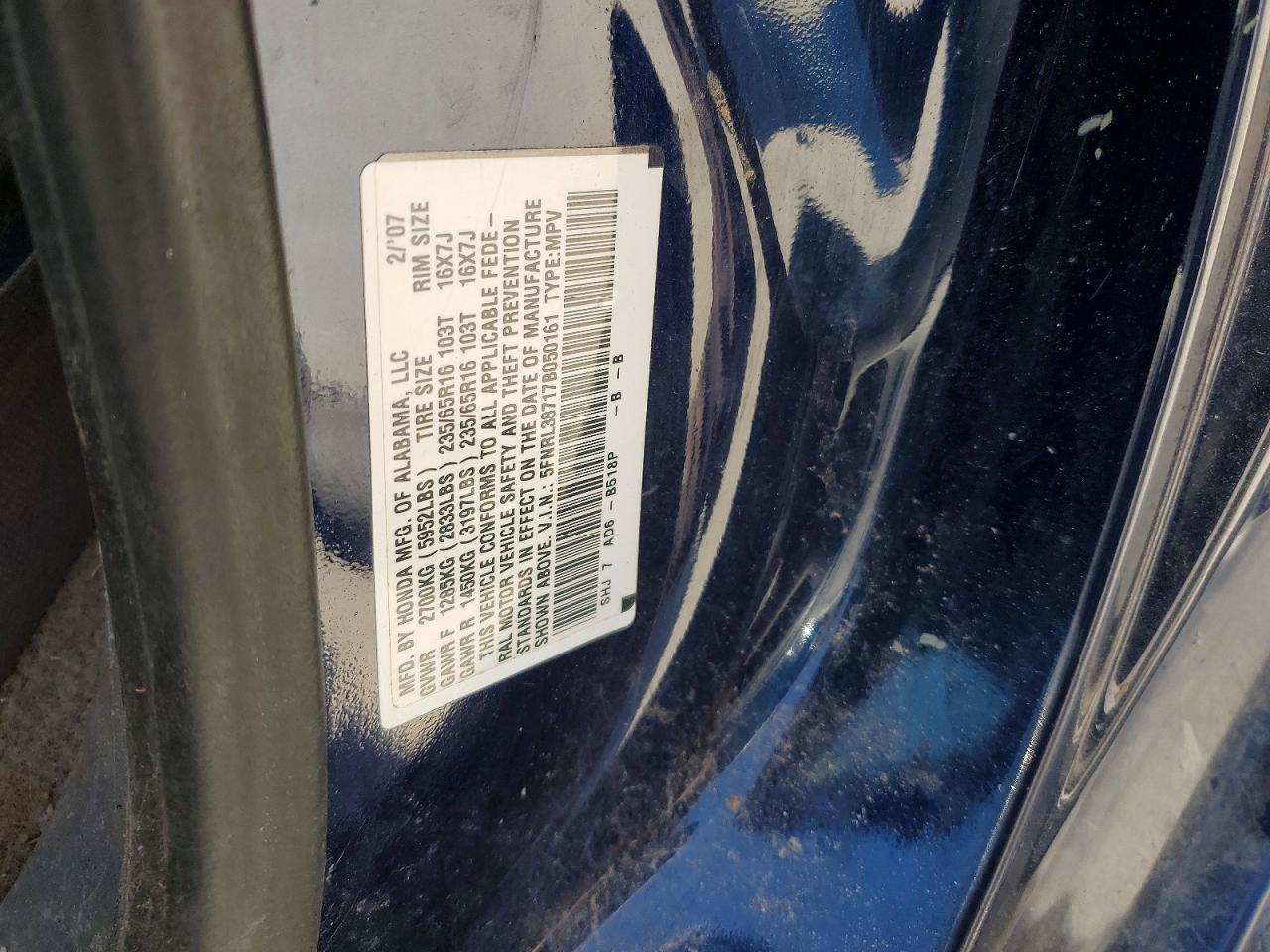 Honda Odyssey Exl