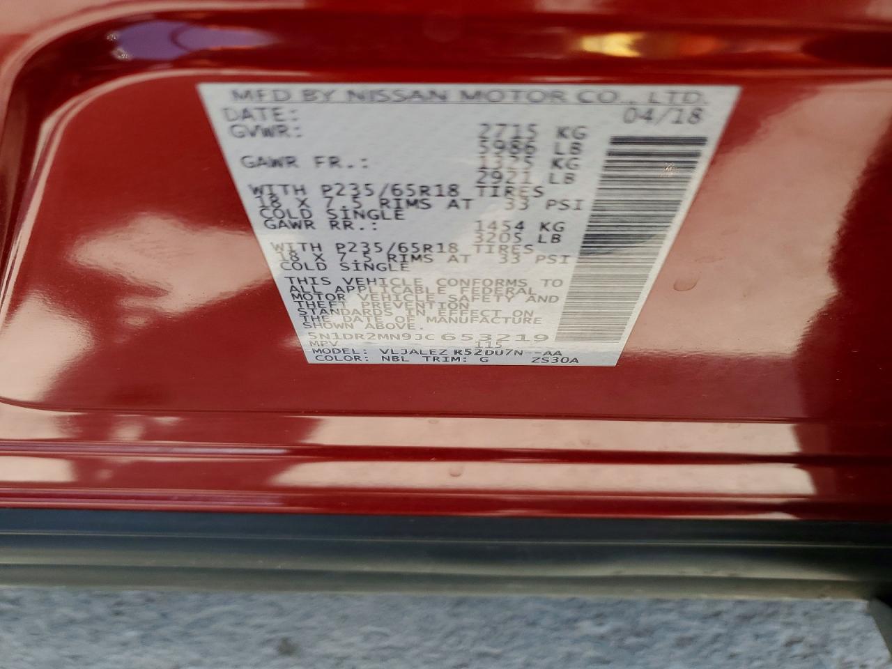 Nissan Pathfinder Sv