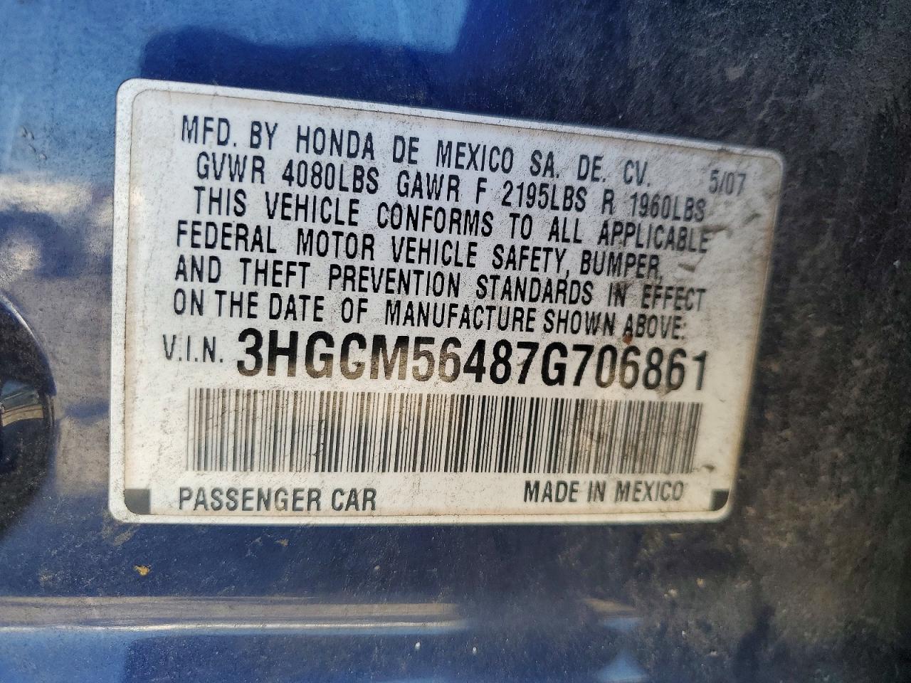Honda Accord Lx