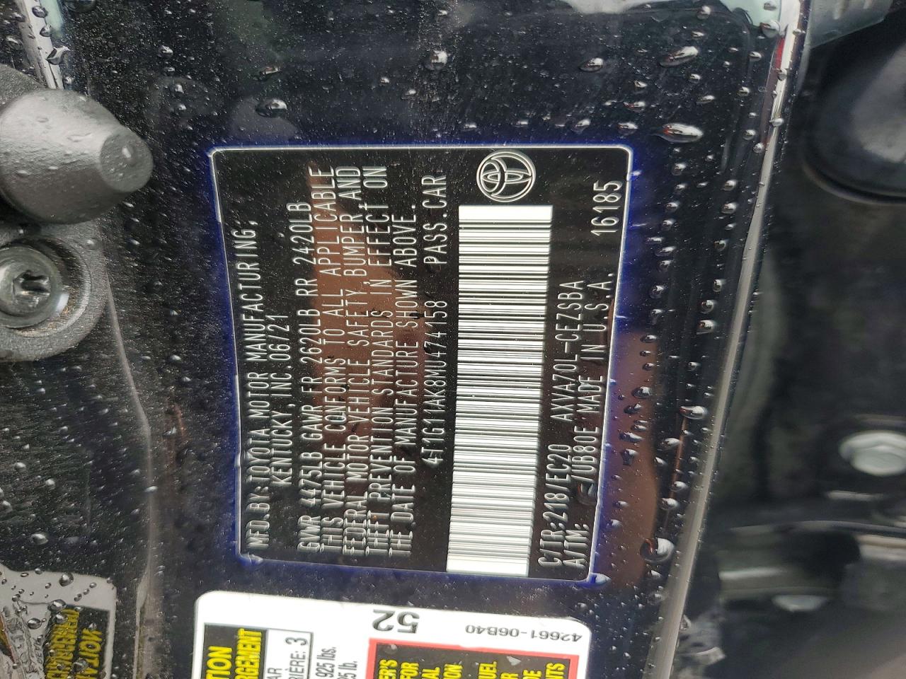 Toyota Camry Se Nightshade