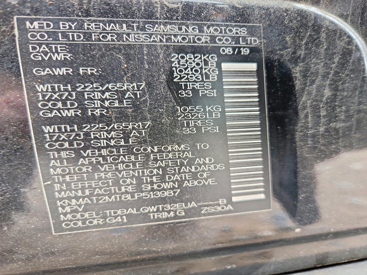 Nissan Rogue Sv