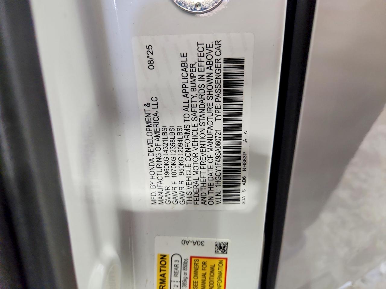 Honda Accord Se