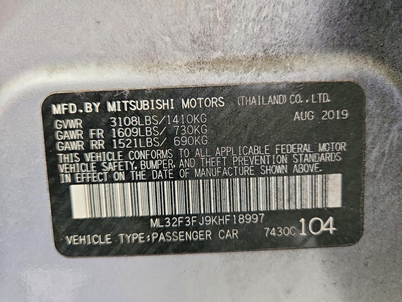 Mitsubishi Mirage G4 Es