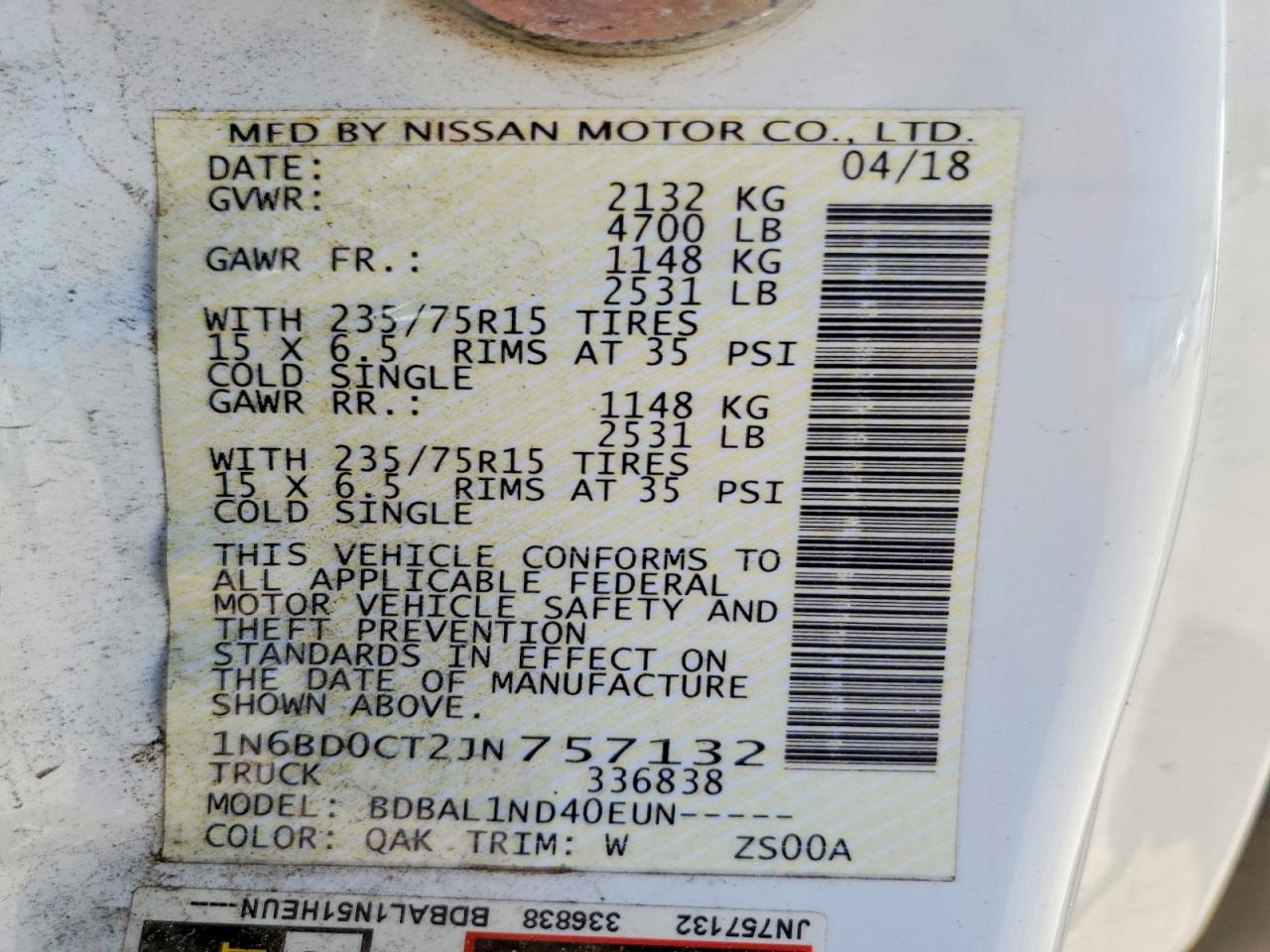 Nissan Frontier S
