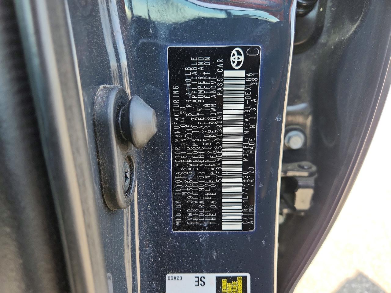 Toyota Corolla Le