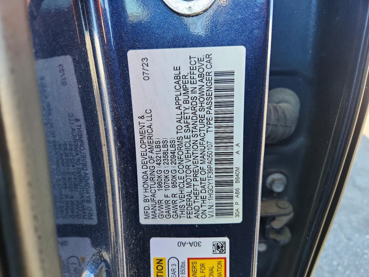 Honda Accord Ex