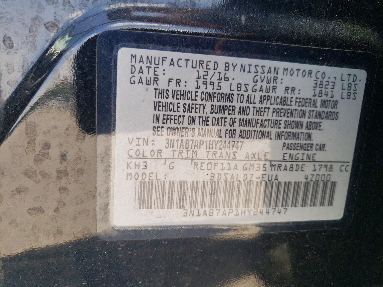 Nissan Sentra Sv